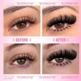 thumbnail image 5 of Fluffier Lash Clusters 150D 200D Thick Eyelash 12-20mm Cluster Eyelash Extensions 320pcs Individual Lashes DIY Salon Effect Lash Extension Clusters for Beginners (150D+200D, 12-20mm), 5 of 6