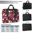 thumbnail image 2 of PUREYAH Laptop Case Bag with Compartments for Women, Red Holiday Decorations Lightweight Computer Tote Bag for Men Travel Work 13 inch, 2 of 7