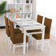 thumbnail image 3 of Elástico Extraíble Lavable Fundas De Asiento Hotel Comedor Ceremonia Barra De Cocina Silla Comedor Tapa Restaurante Boda Parte Decoración Unique Bargains Sillas comedor fundas, 3 of 9
