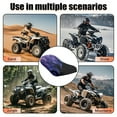 thumbnail image 5 of Renewold Waterproof ATV Seat Cover 25.2x10 Inch, Universal Four Wheeler Seat Cover Stretch Fit for Honda/Yamaha/Polaris, Elastic Edge Mud/Snow Protector, Heavy Duty, Purple Flame, 5 of 7