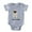 Heather Grey, variant on CafePress - FIN Lhasa Apso Life - Cute Infant Baby Football Bodysuit