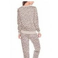 thumbnail image 4 of Honeydew Ladies' Velour Lounge Set (Natural Leopard, Small), 4 of 4