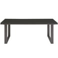 thumbnail image 2 of Modway Fortuna Modern Aluminum Patio Coffee Table in Brown/Black, 2 of 3