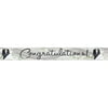 12' Silver Wedding Foil Banner