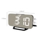 thumbnail image 3 of Espejos para Pared Creativo Recién Nacido Led Reloj Electrónico Digital Espejo Reloj de Pared Usb Teléfono Móvil Calendario de Carga Reloj Despertador Usb a Usb C, 3 of 9