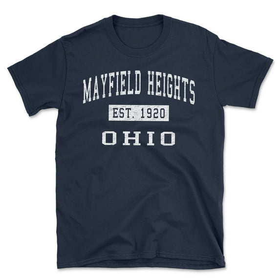 Mayfield Heights Ohio Classic Established Men's Cotton T-Shirt
