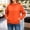 Orange, variant on Mwjwdo Women's Minimal Solid Hooded Zip Sun Protection Jacket, Long Sleeve Loose Outer Coat, Comfort Fit for Weekend Excursions Orange XXXXL