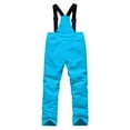 thumbnail image 6 of Dmsael Toddler Snow Pants Kids Waterproof Snow Ski Bibs Overalls Insulated Snowboard Pants Teen Girls Boys Snow Suits M,Light Blue, 6 of 6