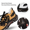 thumbnail image 7 of Halloween Pattern Pumpkin Broom Ghost Spider Web Walking Shoes for Men Woman Lightweight Tennis Fashion Elastic Sports Shoes Cushion Basketball Shoes, 7 of 7
