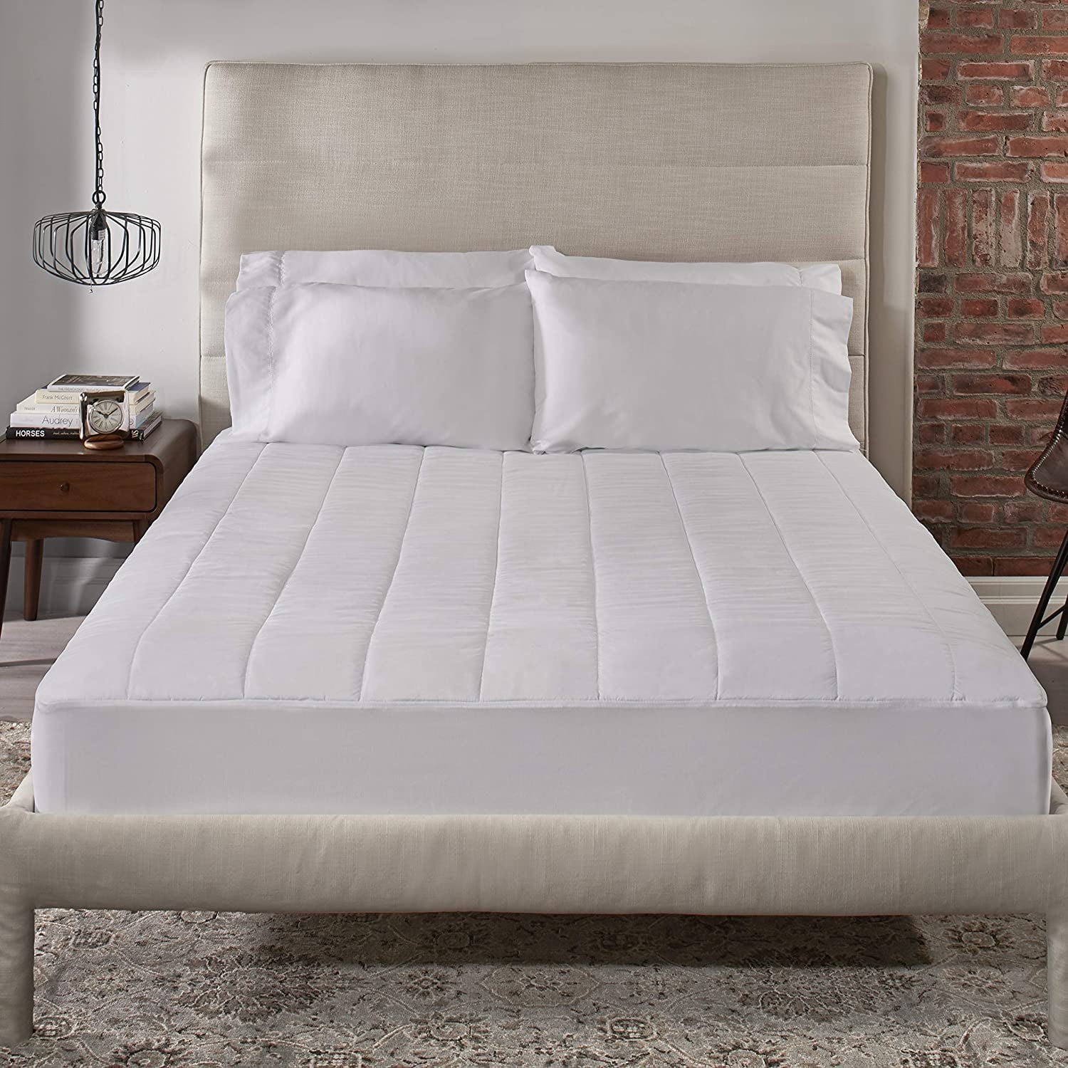Quilted heated mattress pad cheap