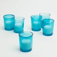 thumbnail image 1 of Richland Votive Candles & Eastland Votive Holders Turquoise Glass Set of 72, 1 of 1
