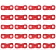 thumbnail image 1 of 20 piezas Paracord hebilla fija doble orificio Paracord hebilla de sujeción accesorios de tienda Hugtrwg  Para estrenar, 1 of 9