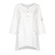 thumbnail image 4 of Blusa suelta de algodón con manga 3/4 y cuello redondo de verano para mujer Fridja  hj2321, 4 of 9