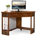 thumbnail image 1 of Leick Riley Bureau d'Ordinateur d'Angle Holliday Rustique Automne, 1 of 16