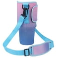 thumbnail image 2 of Water Bottle Carry Bag for 30/40oz Tumbler with Handle, Water Bottle Holder with Adjustable Shoulder Strap for Hiking Travelling Camping, 2 of 8
