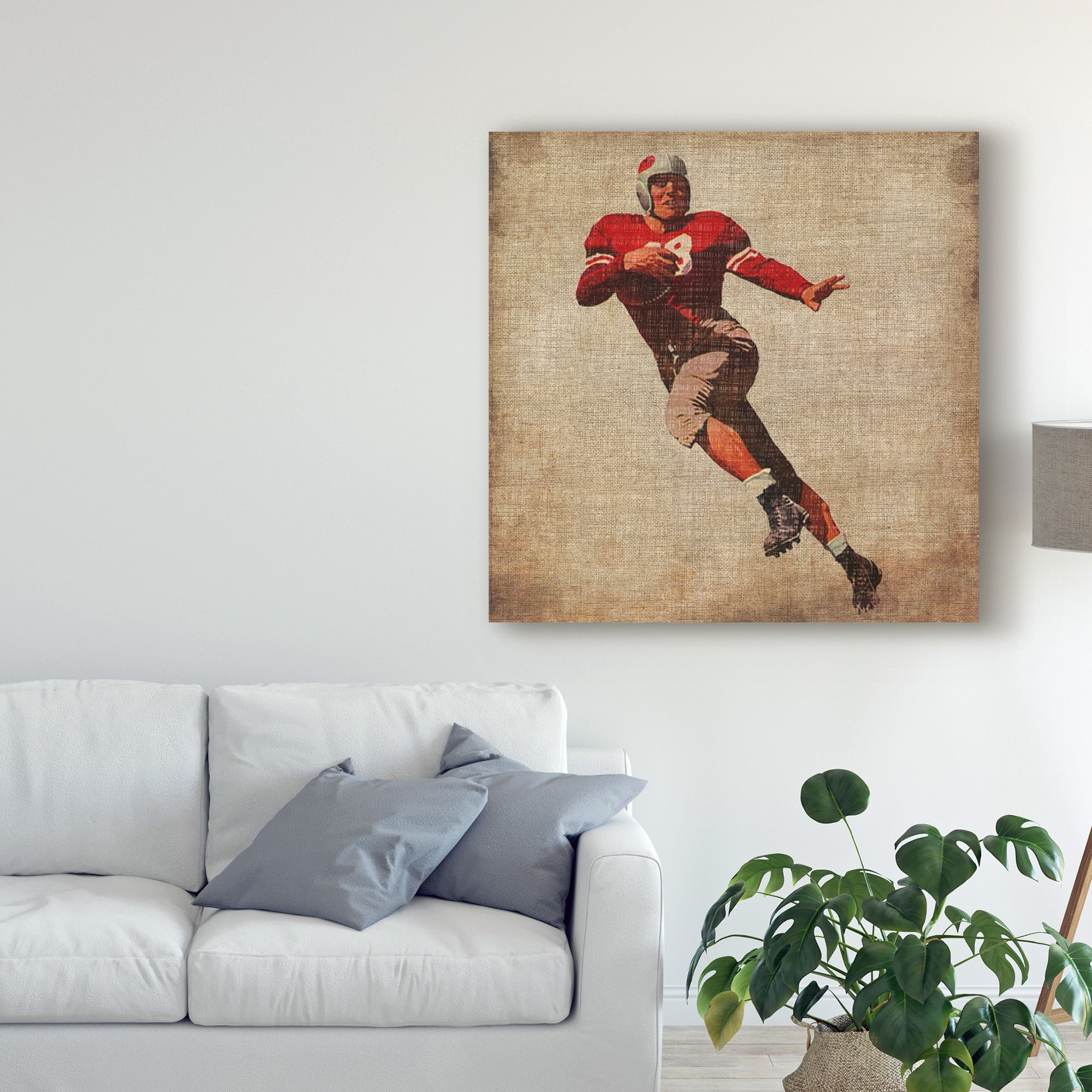 Trademark Fine Art 'Vintage Sports IV' Canvas Art by John Butler