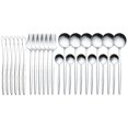 thumbnail image 1 of Vajilla pulida espejo elegante del sistema de cubiertos del acero inoxidable 24pcs para casarse la acción de gracias, 1 of 5