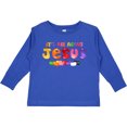 thumbnail image 3 of Inktastic Jelly Bean Jesus Boys or Girls Long Sleeve Toddler T-Shirt, 3 of 5