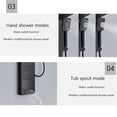thumbnail image 6 of LED Shower Panel Tower System Rainfall Head Massage Shower System Body Jet, 6 of 15