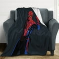 thumbnail image 4 of Spider-Man Throw Blanket Cute Flannel Anime for Girls Boys Men Women, 4 of 7