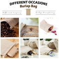 thumbnail image 6 of 75 Pcs Small Burlap Gift Bags with Drawstring - 5.4" x 3.7" Burlap Favor Sacks, Halloween Candy Bags Mini Gift Wrapping Bags for Wedding Festival Party Favors, DIY Craft, 6 of 6