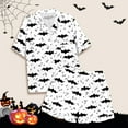thumbnail image 4 of WEAIXIMIUNG Ensemble de Pyjama pour Enfants à Col Boutonné Imprimé, Haut à Manches Courtes et Short, 2-3 Ans, 4 of 5