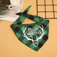 thumbnail image 5 of TZYUDK Pet Christmas Tartan Plaid Dog Bandana Scarf Costume for Small Medium Large Dogs Cats D Cloth, 5 of 5