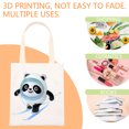 thumbnail image 1 of Bolsa Beijing 2022 Bolso de hombro de lona Mascota Bing Dwen Dwen Bolsos de compras Ehuebsd Nuevos Originales, 1 of 9