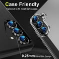 thumbnail image 5 of for Samsung Galaxy S25 Plus Camera Lens Protector, 9H Tempered Glass Camera Cover Screen Protector Metal Individual Ring for Samsung Galaxy S25 Plus, Clear, 5 of 5