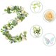 thumbnail image 3 of Guirnalda de vid de rosa de peonía y peonía artificial | Mariposa de Primavera Decoración Floral Multicolor | Planta de simulación de plástico de 70,87 pulgadas | Fiesta de Bodas Decoración de, 3 of 6