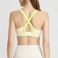 thumbnail image 2 of Sujetador con hebilla de yoga, chaleco de fitness, copa fija, almohadilla para el pecho, ropa interior deportiva informal integrada a prueba de golpes de alta resistencia para mujer, 2 of 5