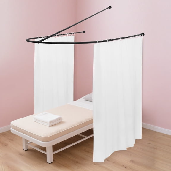 U-shaped Beauty Salon Partition Curtain Room Divider with Privacy Curtains