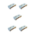 thumbnail image 3 of Shengyu 1/2/3/5 Cotton Linen Tablecloth Rectangular TV Cabinet Coffee Desktop Fringe Waterproof Table Cloth for Dining Hall Garden 50*145cm,Embroider/Light blue 5PCS, 3 of 6
