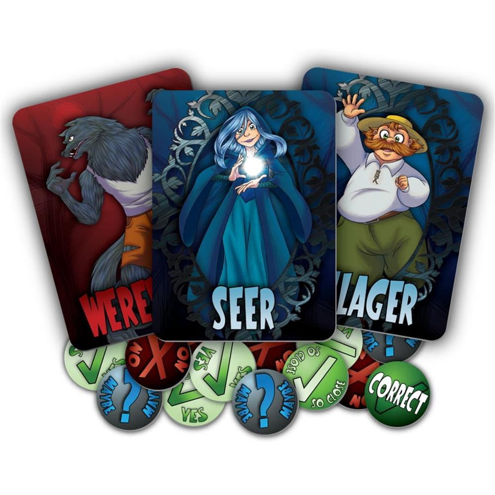 Bezier Games Werewords Ages 8+ Board Game with Free iOS/Android App