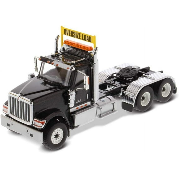 Diecast Masters International HX520 SFFA Day Cab Tandem Tractor | 1:50 Scale Model Semi Trucks | Metallic Black Diecast Model by Diecast Masters 71003