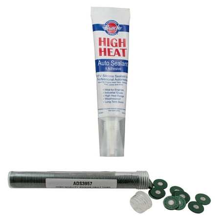 Diesel Cylinder Head Gasket - 100 Pc Roll Diesel Engine Motor Heat Tabs & Auto Sealant Adhesive Overheated Cylinder Head Proof Accuracy Indicators