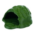 thumbnail image 2 of Refugios para reptiles, comedero para reptiles, plato resistente para alimentarlos, decoración de hábitat para ranas, tortugas y dragones barbudos. Verde, 2 of 8