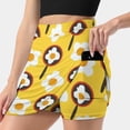 thumbnail image 3 of Scrambled Eggs Women's skirt Summer Clothes 2024 Kpop Style Trouser Skirt With Pocket Scrambled Eggs Omelet Breakfast Fun, 3 of 6