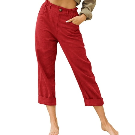 

ketyyh-chn99 Khaki Pants For Women Women s Comfy Pajama Pants Casual Drawstring Palazzo Lounge Wide Leg Pants