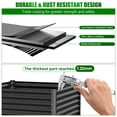 thumbnail image 2 of Raised Garden Bed, 4×2×2ft Large Outdoor Metal Planter Box,120 Gal Soil Capacity, Galvanized Raised Garden Bed Kit for Flower Plants, Fruits, Vegetable Herbs, 2 of 8