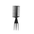 thumbnail image 1 of Wide Tooth Comb Double-Sided Styling Detangling Hair Fork for Salon & Home Use, 1 of 5