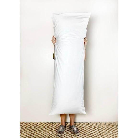 54"x 20” Cotton Body Pillow Cover | Various Colors by UniikPillows