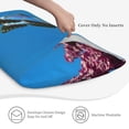 thumbnail image 4 of Yiaed butterfly and purple lilac flowers Microfiber Queen Pillow Cases,Pillowcases with Envelope Closure, Wrinkle, Fade and Stain Resistant Pillow Covers, 20x36in（No pillow core）, 4 of 7