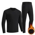 thumbnail image 6 of Cotton Fleece USB Charging Heated Underwear Set for Men / Women, Winter 28-Zone Heating Thermal Clothing for Skiing Camping (Power Bank Not Included） (M,for Women), 6 of 7