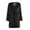 Black, variant on Xysaqa Women's Open Front Faux Fured Long Cardigan Coat Ladies Fashion Fuzzyed Warm Winter Jackets Outwear for Women Plus Size S-4XL