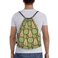 thumbnail image 2 of Drawstring Backpack - Fruits 1 Splash Proof Small Drawstring Gym Bag for Women Men, Cinch Sports String Bag Backpack for Travel Swimming Beach, 2 of 8