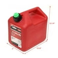 thumbnail image 5 of Briggs & Stratton Boat Fuel Can 85023 | 2+ Gallon Red HDPE Smart-Fill, 5 of 6
