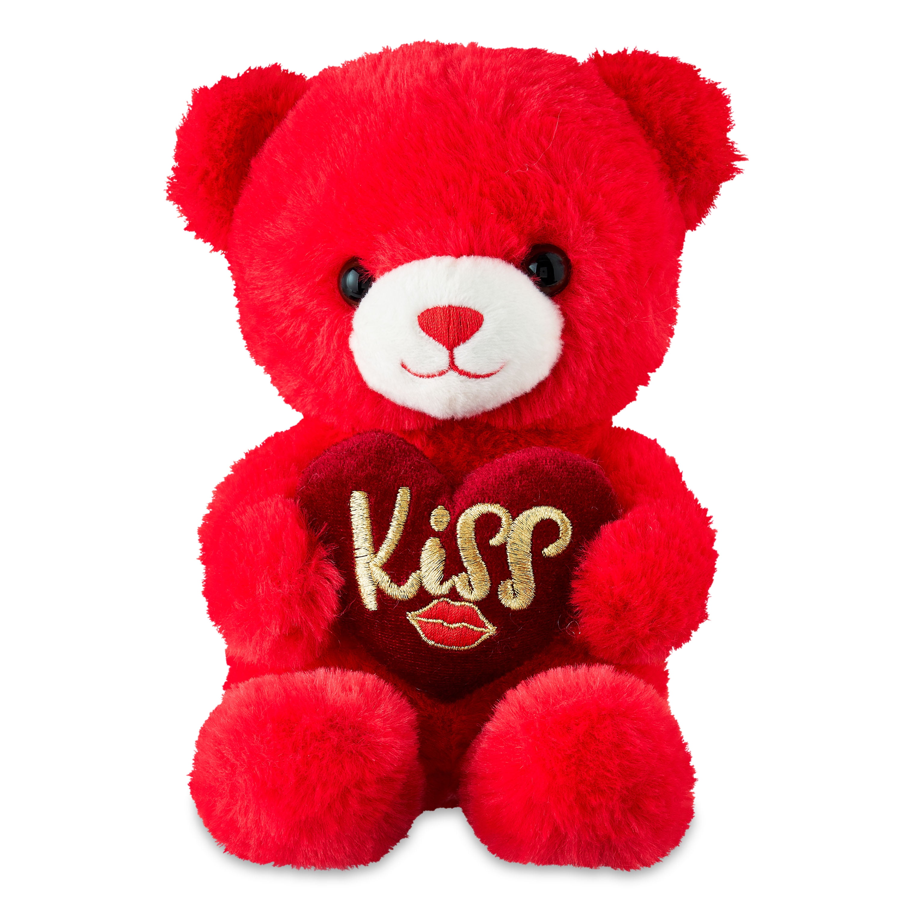 Way to Celebrate! Valentine’s Day 7in Small Plush Sweetheart Teddy Bear 2023, Red