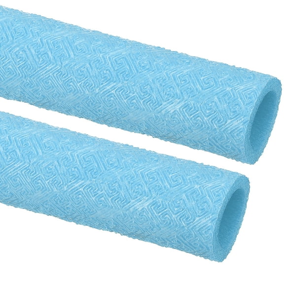Unique Bargains 2Pcs 6.6Ft 1"ID 1-7/16"OD Pipe Insulation Foam Tube,Blue