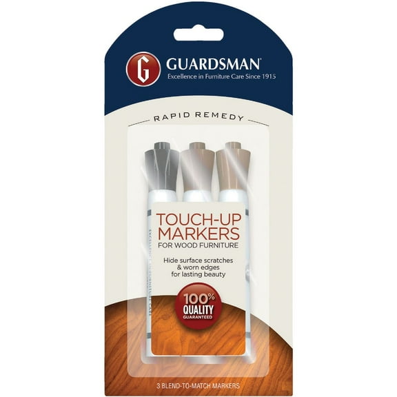 2PACK Guardsman Rapid Remedy Wood Furniture Touch-Up Markers (3-Pack)